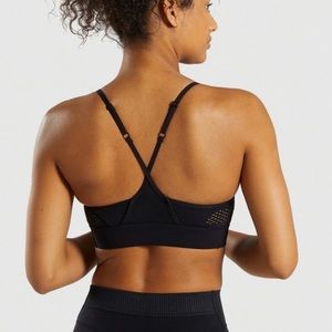 GYMSHARK WOMENS GEO MESH SPORTS BRA